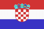 Kroatische Flagge