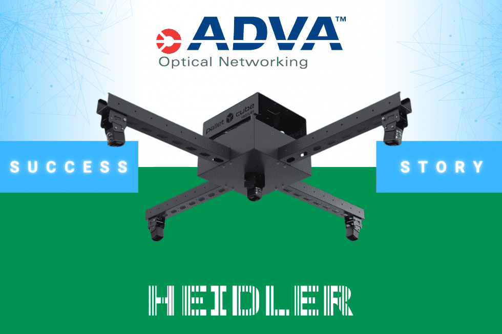 Anwenderbericht Paletten Volumenscanner „palletcube“ bei Adva Optical Networking